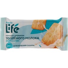 Печенье ЛЕНТА LIFE с ароматом топленого молока, без сахара, 210г в магазинах Лента