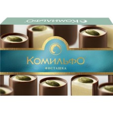 Конфеты КОМИЛЬФО Фисташка с двухслойной начинкой, 116г в магазинах Лента