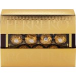 Конфеты FERRERO ROCHER из молочного шоколада с кремовой начинкой, 125г