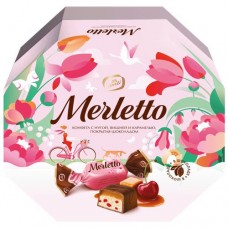 Конфеты MERLETTO Нуга вишня, карамель, 150г в магазинах Лента