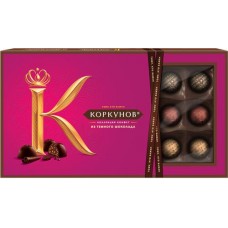 Конфеты А.КОРКУНОВ Ассорти из темного шоколада, 192г в магазинах Лента
