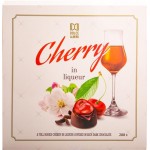 Конфеты DOLCE ALBERO из темного шоколада с вишней в ликере, 200г