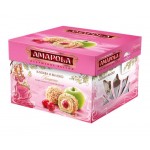 Конфеты АМАПОЛА вафельные глазированные Клюква и яблоко, 100г