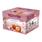 Конфеты АМАПОЛА вафельные глазированные Фундук и ваниль, 100г