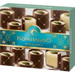 Конфеты КОМИЛЬФО Фисташка с двухслойной начинкой, 232г