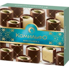 Конфеты КОМИЛЬФО Фисташка с двухслойной начинкой, 232г в магазинах Лента