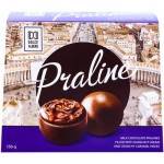 Конфеты DOLCE ALBERO из молочного шоколада с ореховым кремом и с кусочками карамели, 150г