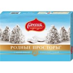 Конфеты шоколадные РОССИЯ ЩЕДРАЯ ДУША Родные Просторы с кокосом, 172г