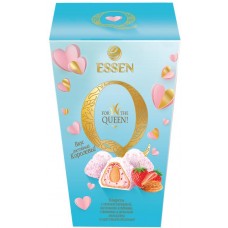 Конфеты Q Клубника со сливками, миндалем и кокосом, 150г в магазинах Лента