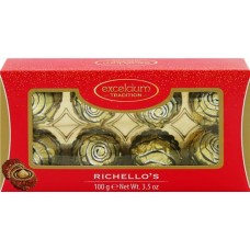 Набор конфет шоколадных EXCELCIUM Richello's с цельным орехом в молочном шоколаде, 100г в магазинах Лента