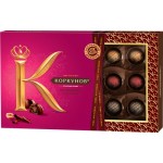 Конфеты КОРКУНОВ Ассорти из темного шоколада, 165г