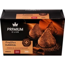 Конфеты PREMIUM CLUB Трюфели классические в какао обсыпке, 160г в магазинах Лента