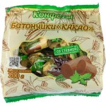 Конфеты ЗДОРОВЫЕ СЛАДОСТИ батончики Какао со стевией, 200г Конфеты ЗДОРОВЫЕ СЛАДОСТИ батончики Какао со стевией, 200г