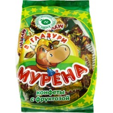 Конфеты МУРЕНА в глазури, с фруктозой, 185г в магазинах Лента