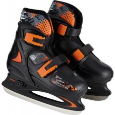 Коньки раздвижные р. 33–36 черный/серый, Арт. PW-229-1 в магазинах Лента