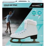 Коньки фигурные ACTIWELL р. 37, 38, белые, Арт. WF-1 Коньки фигурные ACTIWELL р. 37, 38, белые, Арт. WF-1