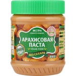 Паста арахисовая АЗБУКА ПРОДУКТОВ Экстра без сахара, 340г