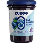 Конфитюр с пониженной калорийностью ZUEGG Черника, без сахара, 220г