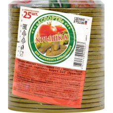 Крышка для консервации СКО d=82мм металл, 25шт в магазинах Лента