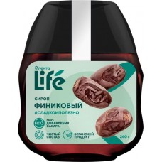 Сироп ЛЕНТА LIFE Финиковый, 240г в магазинах Лента