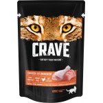 Корм консервированный для взрослых кошек CRAVE Курица, 70г