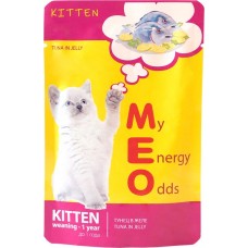 Корм консервированный для котят MEO Тунец в желе, 80г в магазинах Лента