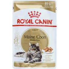 Корм консервированный для взрослых кошек ROYAL CANIN Мэйн Кун мелкие кусочки в соусе, 85г в магазинах Лента