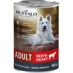Корм консервированный для собак MR.BUFFALO Adult Говядина и сердце, 400г