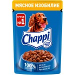 Корм консервированный для взрослых собак CHAPPI Сытный мясной обед Мясное изобилие, для всех пород, 85г