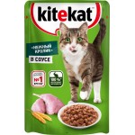 Корм консервированный для взрослых кошек KITEKAT Кролик в соусе, 85г