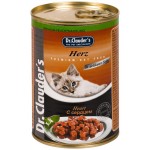 Корм консервированный для кошек DR.CLAUDERS кусочки в соусе с Сердцем, 415г