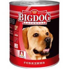 Корм консервированный для собак ЗООГУРМАН Big Dog Говядина, 850г в магазинах Лента