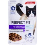Корм консервированный для взрослых кошек PERFECT FIT Здоровье почек Лосось, 75г