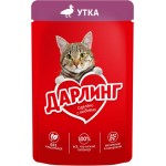 Корм влажный для взрослых кошек ДАРЛИНГ с уткой в подливе, 75г