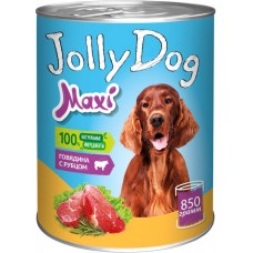 Корм консервированный для собак ЗООГУРМАН Jolly Dog Говядина с рубцом, 850г в магазинах Лента