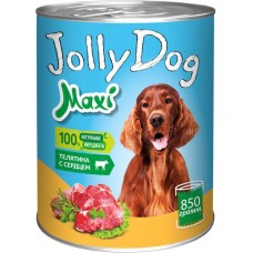 Корм консервированный для собак ЗООГУРМАН Jolly Dog Телятина с сердцем, 850г в магазинах Лента