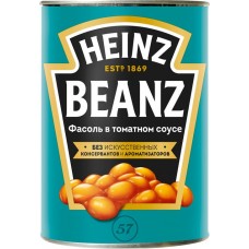 Фасоль HEINZ в томатном соусе, 415г в магазинах Лента
