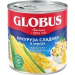 Кукуруза GLOBUS сладкая, в зернах, 340г