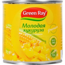 Кукуруза GREEN RAY сладкая ранняя, 425мл в магазинах Лента
