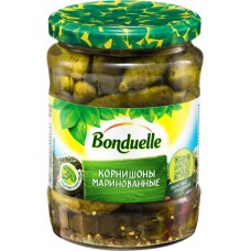 Корнишоны маринованные BONDUELLE Expert, 3–6см, 580мл в магазинах Лента
