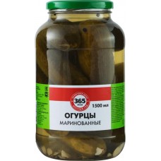 Огурцы маринованные 365 ДНЕЙ, 1,5л в магазинах Лента