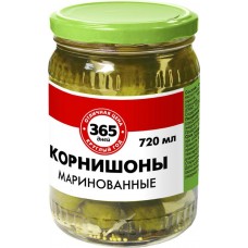 Корнишоны маринованные 365 ДНЕЙ, 720мл в магазинах Лента