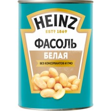 Фасоль белая HEINZ в собственном соку, 400г в магазинах Лента