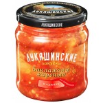 Баклажаны в аджике ЛУКАШИНСКИЕ По-домашнему с острым перцем и чесноком, 460г Баклажаны в аджике ЛУКАШИНСКИЕ По-домашнему с острым перцем и чесноком, 460г
