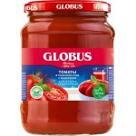 Томаты GLOBUS в томатном соке с базиликом, 720мл