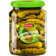 Корнишоны маринованные GREEN RAY, 720мл в магазинах Лента