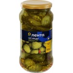 Огурцы маринованные ЛЕНТА резаные, 500мл
