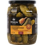 Корнишоны маринованные PREMIUM CLUB с медом 6–9см, 720мл