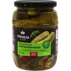 Корнишоны маринованные PREMIUM CLUB 6–9см, 720мл в магазинах Лента