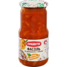 Фасоль ПИКАНТА По-домашнему, с грибами, 470г в магазинах Лента